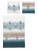 G35 Yacht-Bettwsche Garnitur YANNIK blauweissbraun, Hbsches Yacht-Dessin in gedeckter Farbstellung auf seidig schimmerndem Mako-Satin